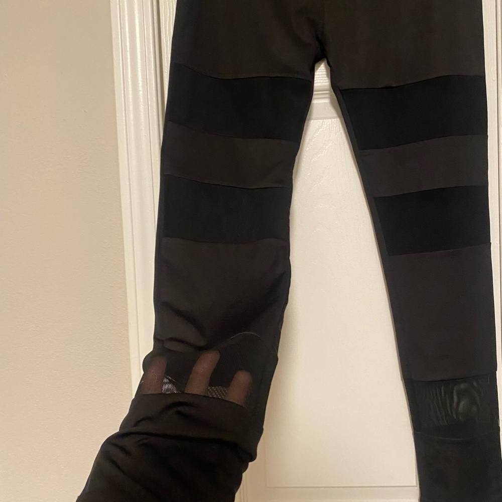 Missguided Active Black Mesh Insert Gym Legging - 8